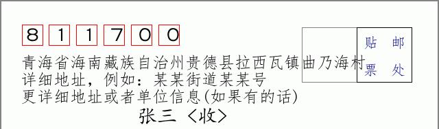 邮编信封:邮政编码572000-海南省南沙群岛