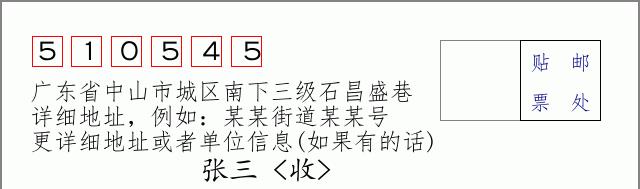 邮编信封：邮政编码572000-海南省南沙群岛